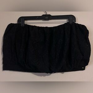 Black Bandeau Bubble Top🫧